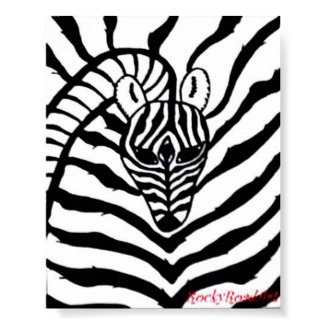 Abstract Zebra print
