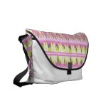 AbStRaCt ZiGzAg ChEvRoN AzTeC PiNk DeSiGn Courier Bags