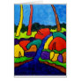 Abstracted Waterfalls A5 Greeting Cards
