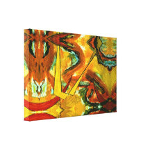 abstraction 31 stretched canvas print