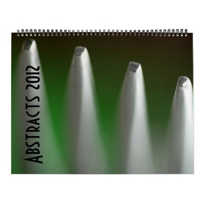 Abstracts 2012 Wall Calendar by gln3066