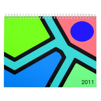 abstracts wall calendars by GeoKip
