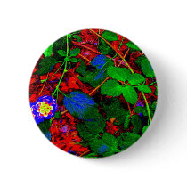 ABSTRACTS FLORALS WINE BOTTLES BUTTON