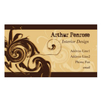 Abstracts in Brown and Beige business cards by MissNNick Abstracts in Brown and Beige business cards