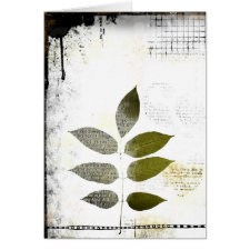 abstrast greeting card card