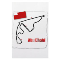 Abu Dhabi GP Circuit Stationery