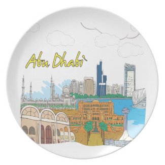 Abu Dhabi Party Plate