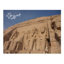 abu simbel egypt postcards