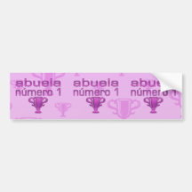 Abuela Número 1 Bumper Stickers