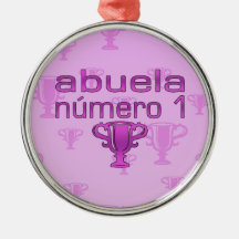Abuela Número 1 Christmas Tree Ornaments