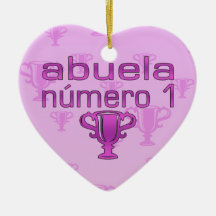 Abuela Número 1 Christmas Tree Ornaments