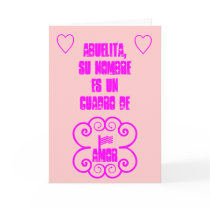 Abuelita, Su Nombre es un Cuadro de Amor.. cards by hoaryhead Abuelita, Su Nombre es un Cuadro de Amor.. cards