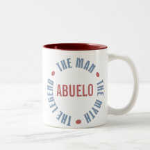 Abuelo Man Myth Legend Customizable Mug