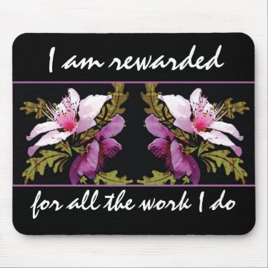 Abundance Affirmation Motivational Mousepad mousepad
