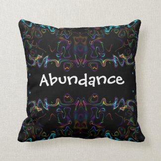 Abundance: Modern Art Throw Pillows