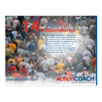 Abundance Post Card - 14 Points of Culture