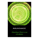 Abundance posters