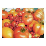 Abundant Harvest - Heirloom Tomatoes Greeting Cards