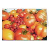 Abundant Harvest - Heirloom Tomatoes Greeting Cards