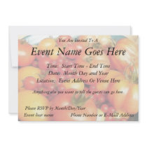Abundant Harvest - Heirloom Tomatoes Personalized Announcements