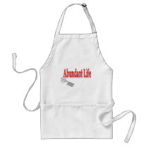 Abundant Life: The Key - v1 (John 10:10) aprons