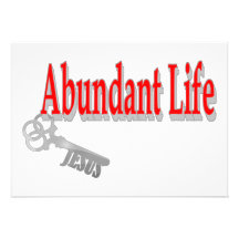 Abundant Life: The Key - v1 (John 10:10) Personalized Announcements