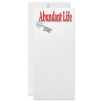Abundant Life: The Key - v1 (John 10:10) Rack Card Template