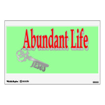Abundant Life: The Key - v1 (John 10:10) Room Graphics