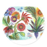 Abundant Zinnias stickers