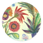 Abundant Zinnias stickers