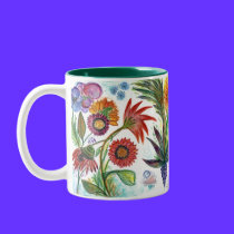 Abundantzinnias Mug by Julier Abundantzinnias Mug