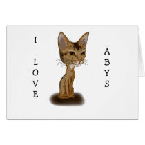 Aby Caricature Greeting Cards
