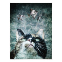 Abyss cat 2 - Print Photo Art