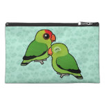 Abyssinian Lovebird Adorable Pair Travel Accessory Bags