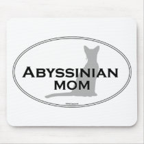Abyssinian Mom mousepads