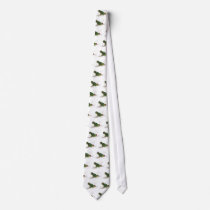 Abyssinian Parrakeet by Edward Lear Custom Tie