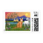 Abyssinian (red 18) - Fantasy Land Postage Stamps
