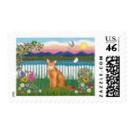Abyssinian (red 18) - Garden-Shore Stamp