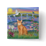 Abyssinian (red 18) - Sunrise Lilies Pinback Button