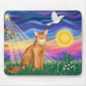 Abyssinian (red 18) - Twilight (horiz) mousepads