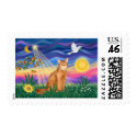 Abyssinian (red 18) - Twilight (horiz) postage