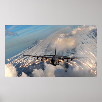 AC-130U Gunship Poster by FlyOff