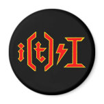 AC DC for nerds! Refrigerator Magnets