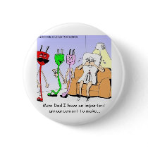 AC/DC Wiring Funny Relationship Gay/Lesbian Gifts buttons