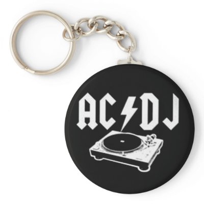 AC DJ KEY CHAINS