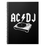 AC DJ SPIRAL NOTEBOOK