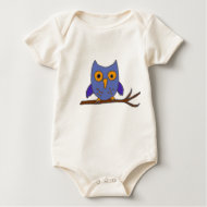 AC- Owl Baby Outfit shirt