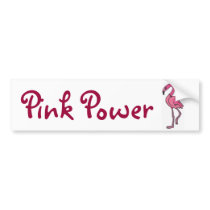 AC- Pink Power Bumper Sticker