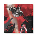 AC Poster - Batman flying Fridge Magnets
