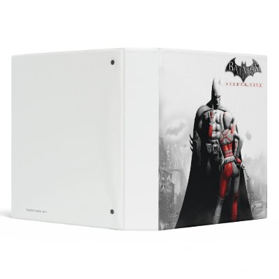 AC Poster - Batman & Harley 3 Ring Binder by batman